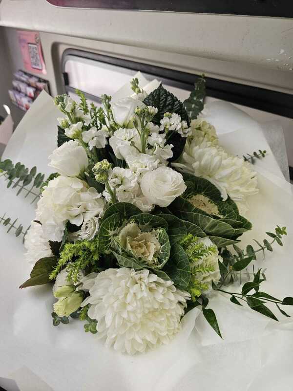 Flowers delivered to customer