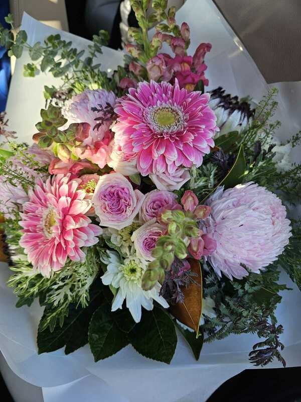 Flowers delivered to customer