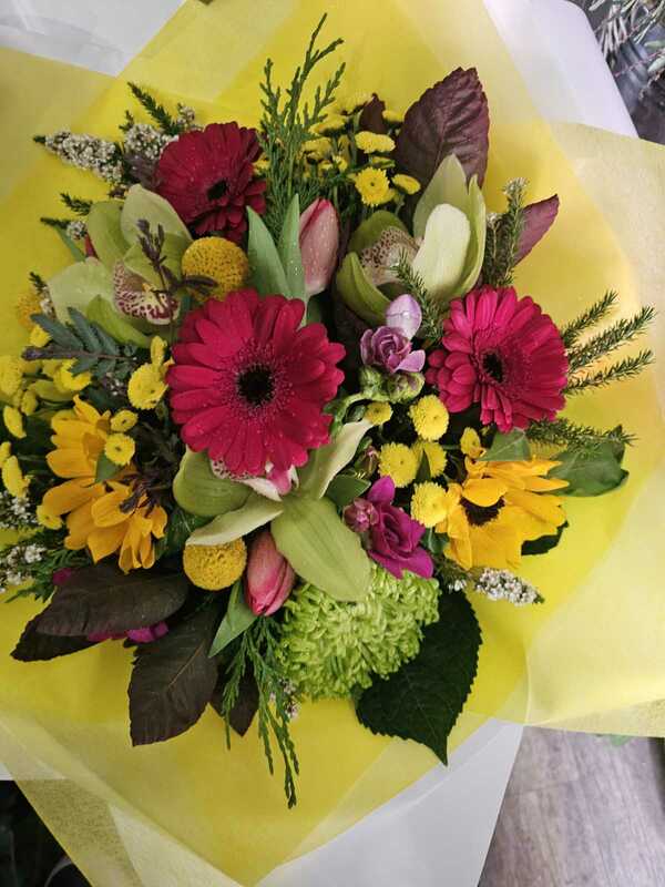 Flowers delivered to customer