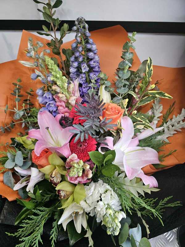 Flowers delivered to customer