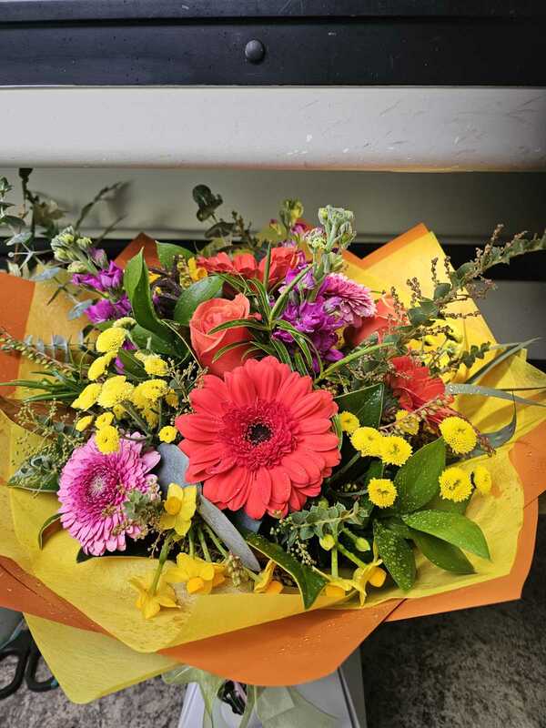 Flowers delivered to customer