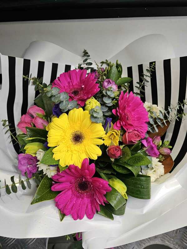 Flowers delivered to customer