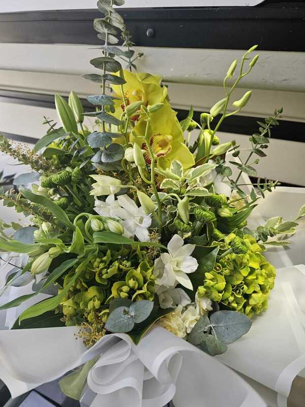 Flowers delivered to customer
