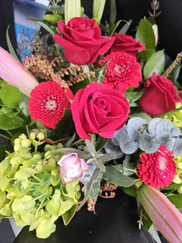 Flowers delivered to customer