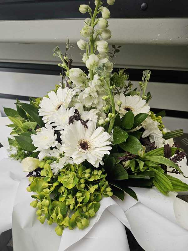 Flowers delivered to customer