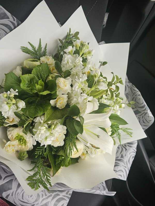 Flowers delivered to customer