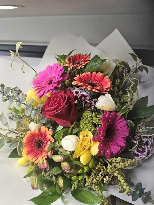 Flowers delivered to customer
