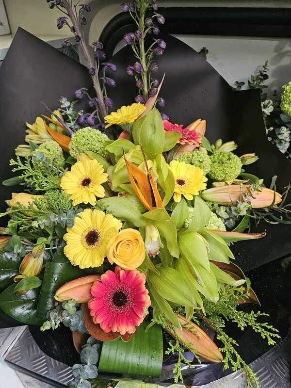 Flowers delivered to customer