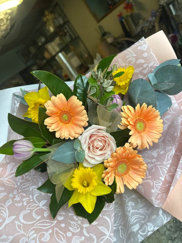 Flowers delivered to customer