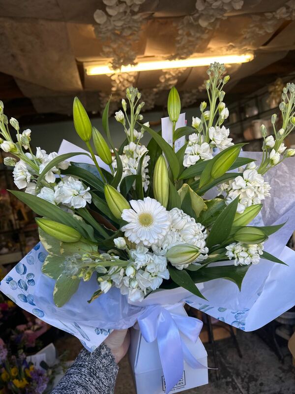 Flowers delivered to customer