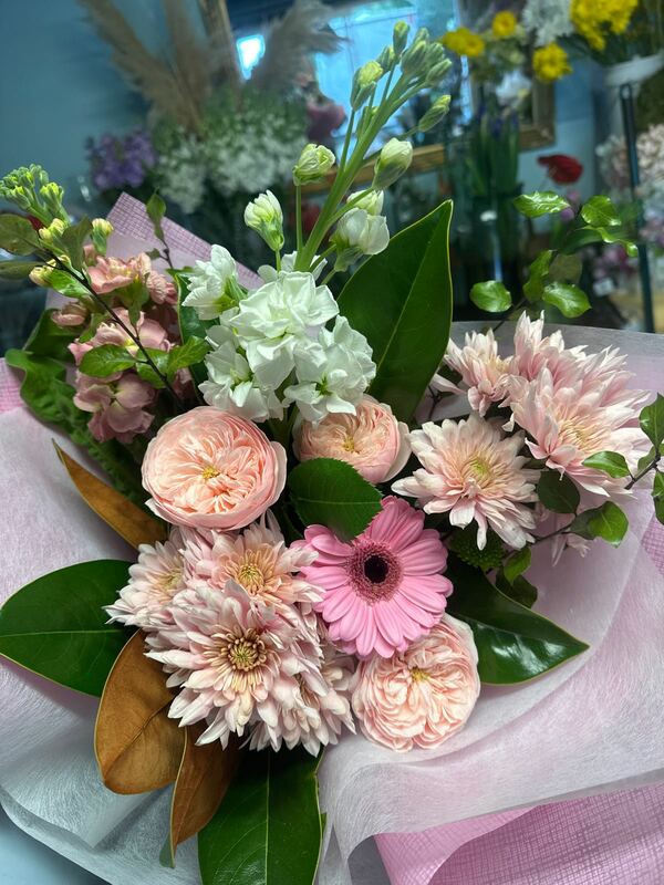 Flowers delivered to customer