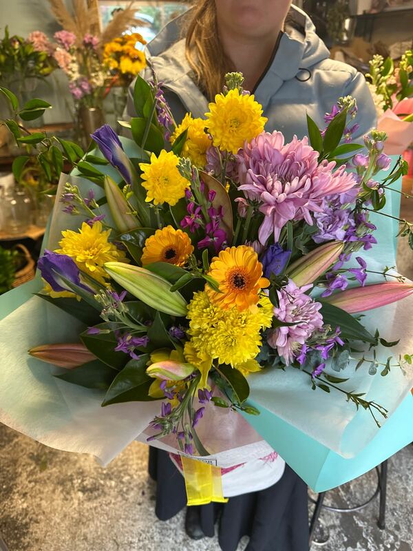 Flowers delivered to customer