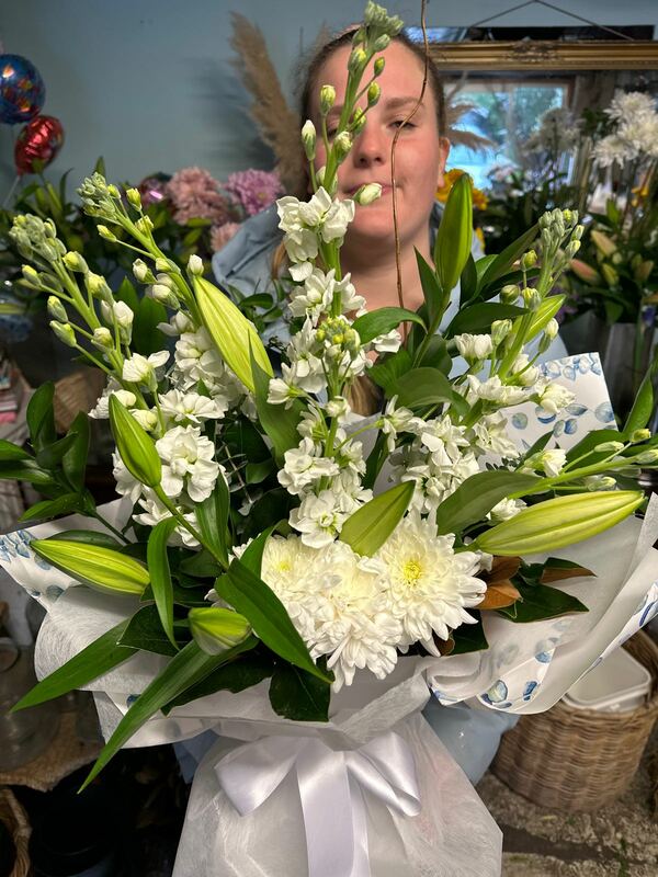 Flowers delivered to customer