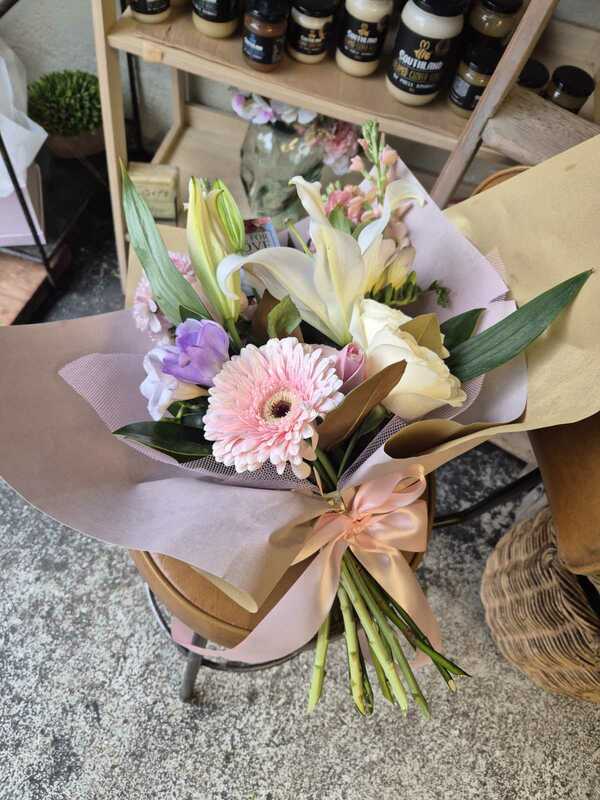 Flowers delivered to customer