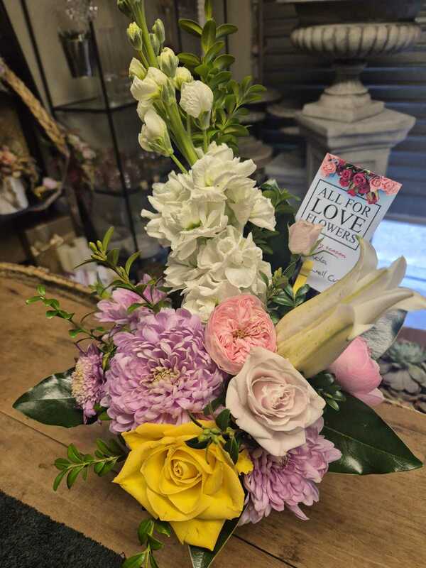 Flowers delivered to customer