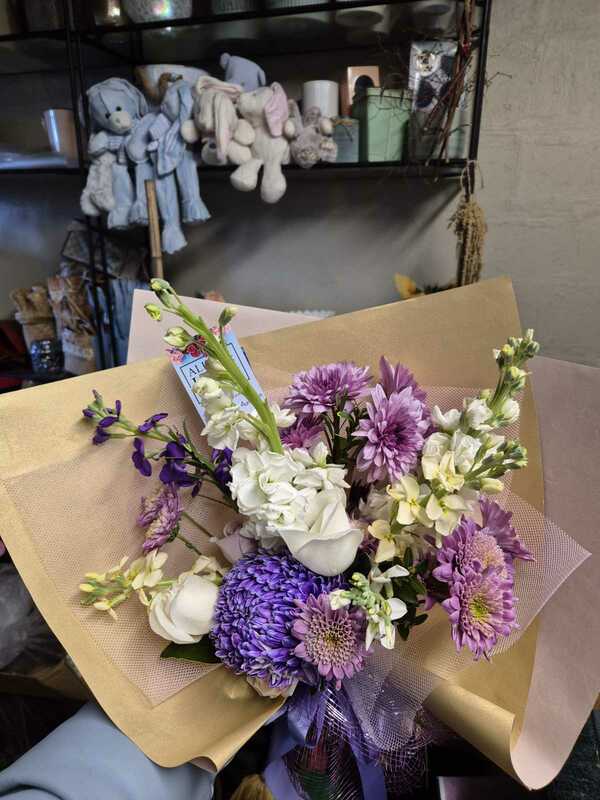 Flowers delivered to customer