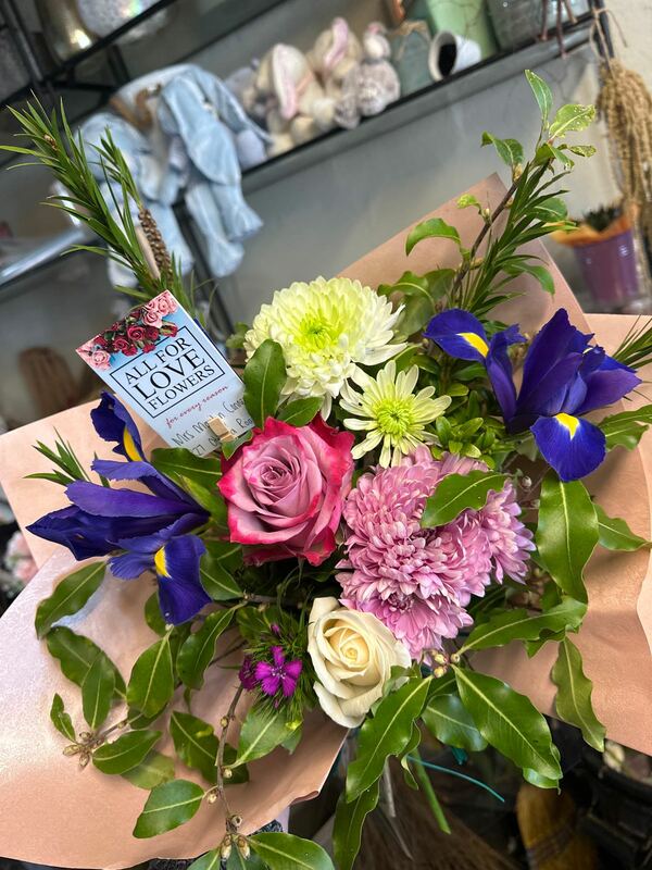 Flowers delivered to customer