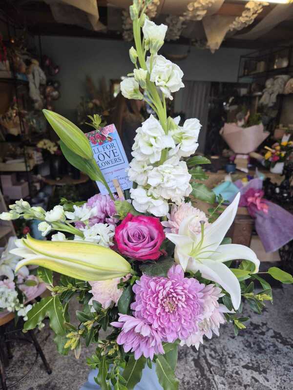 Flowers delivered to customer
