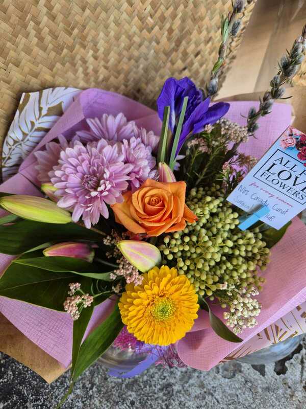 Flowers delivered to customer