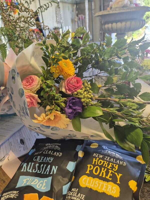 Flowers delivered to customer