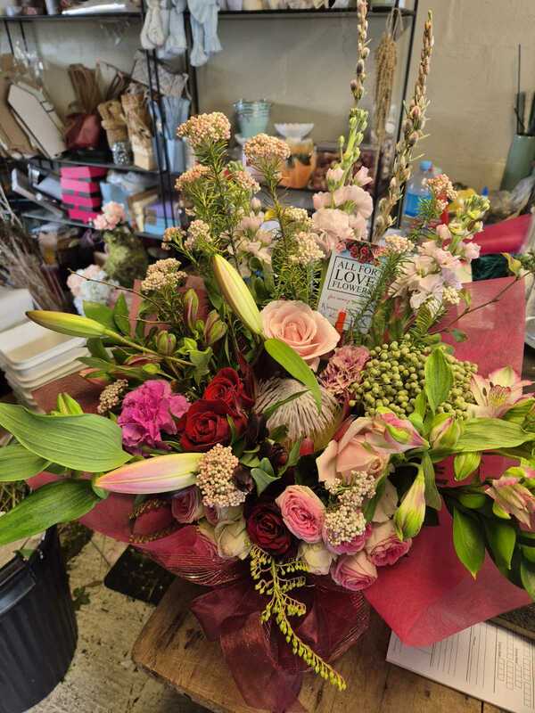 Flowers delivered to customer