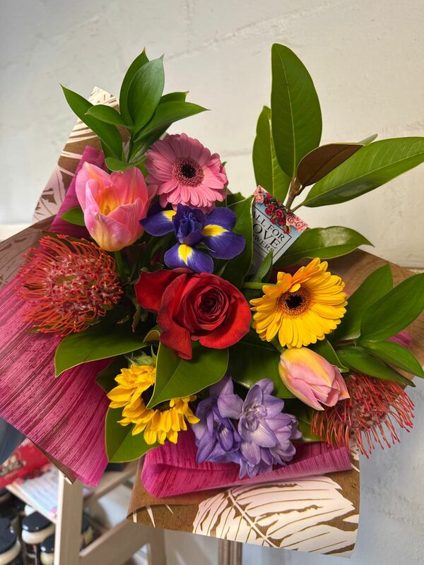 Flowers delivered to customer