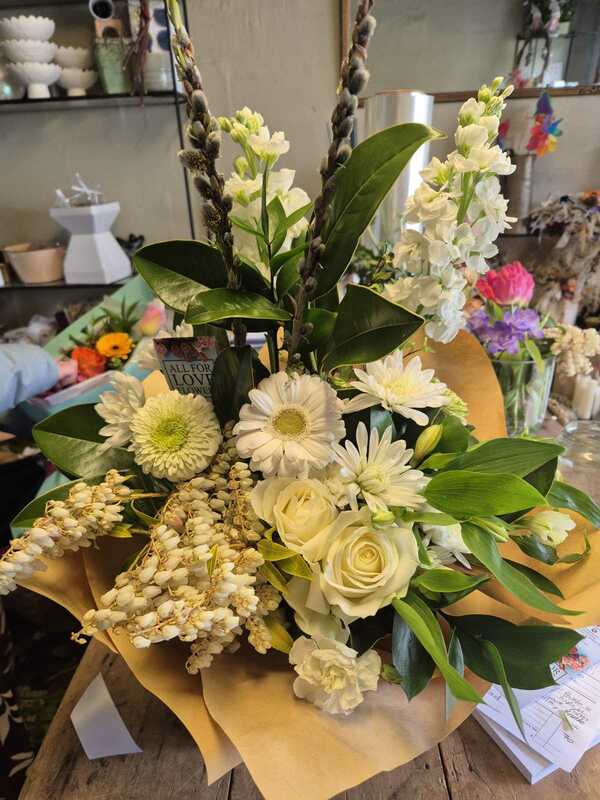 Flowers delivered to customer