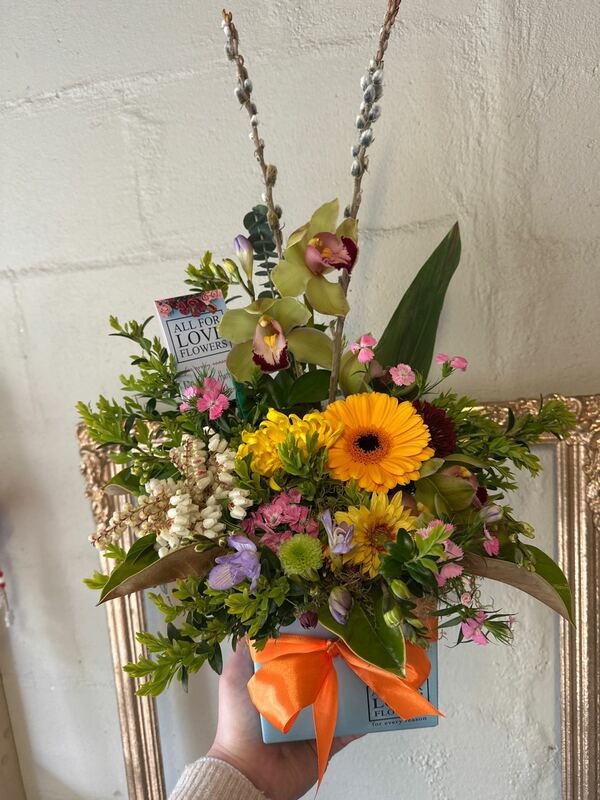 Flowers delivered to customer
