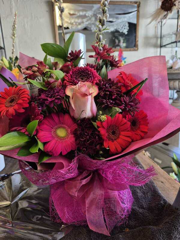 Flowers delivered to customer