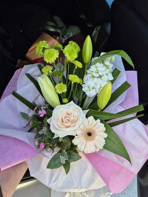 Flowers delivered to customer