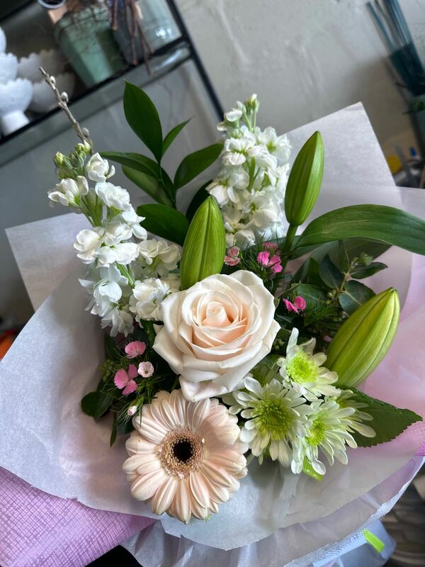 Flowers delivered to customer