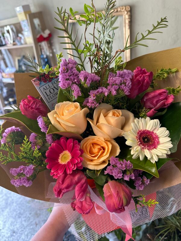 Flowers delivered to customer