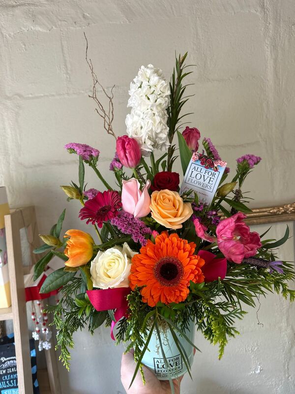 Flowers delivered to customer