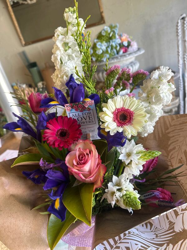 Flowers delivered to customer