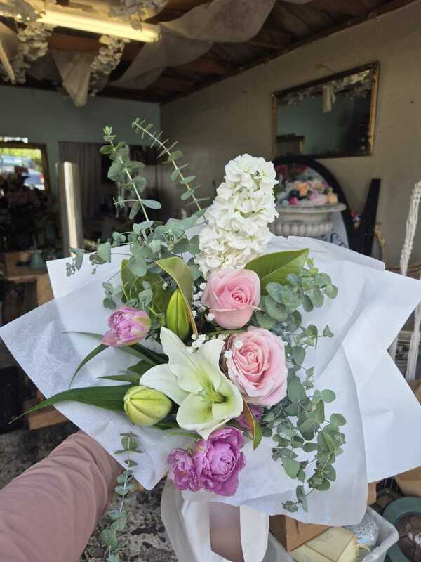 Flowers delivered to customer