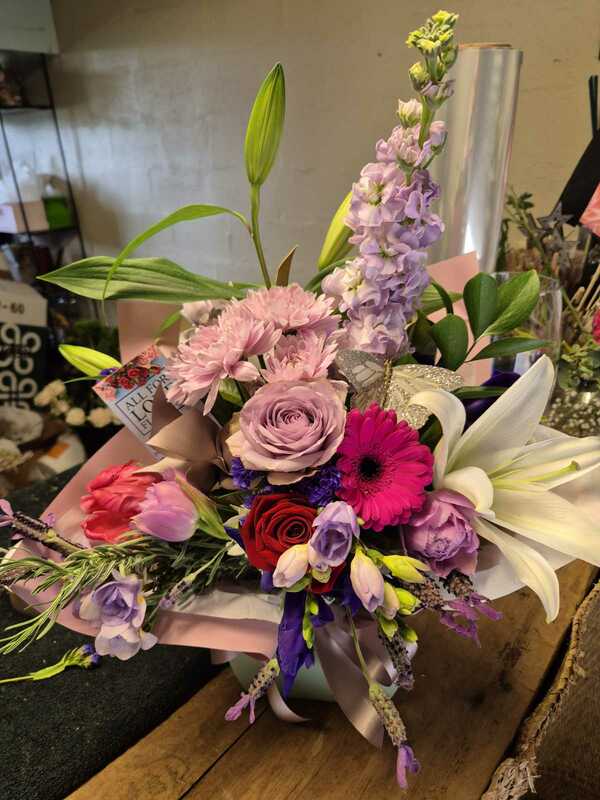 Flowers delivered to customer
