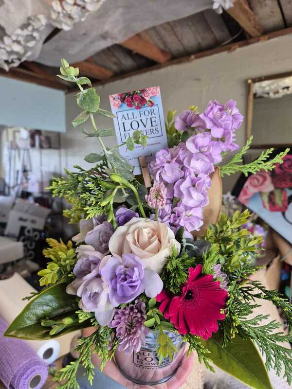 Flowers delivered to customer