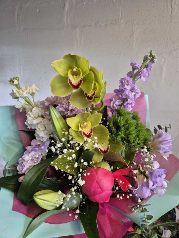 Flowers delivered to customer