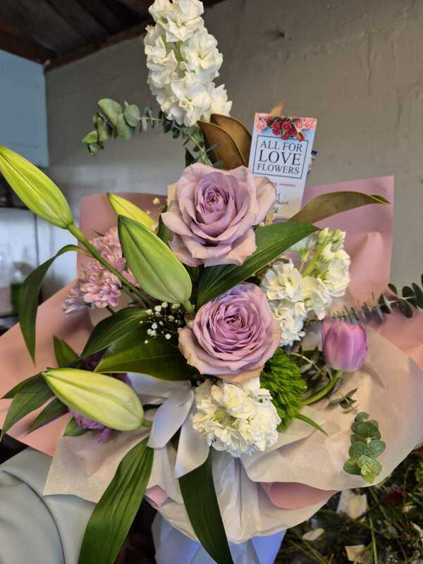 Flowers delivered to customer