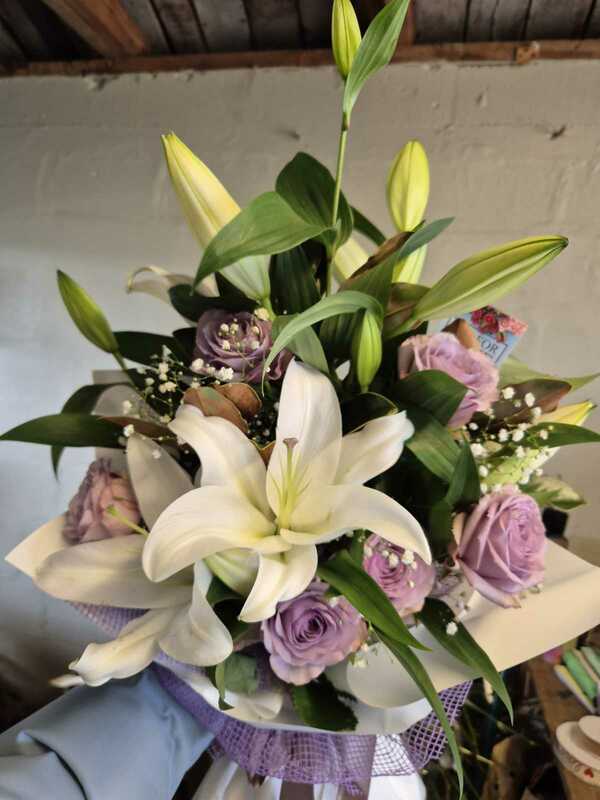 Flowers delivered to customer
