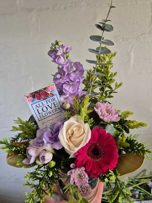 Flowers delivered to customer