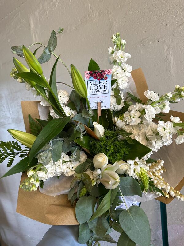 Flowers delivered to customer