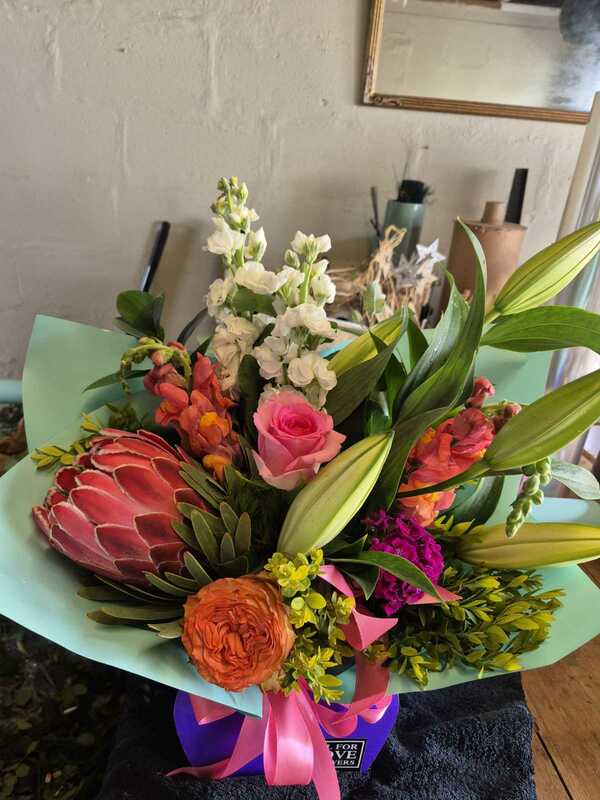 Flowers delivered to customer