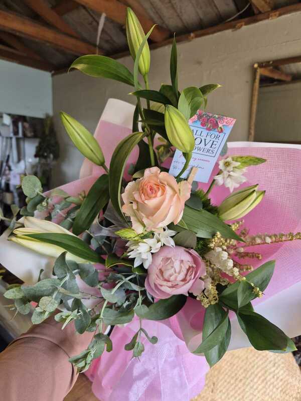 Flowers delivered to customer