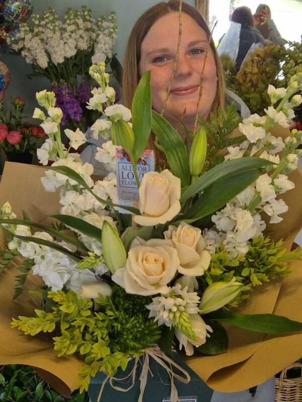 Flowers delivered to customer