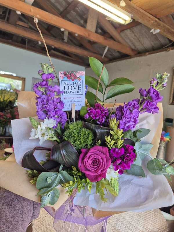 Flowers delivered to customer