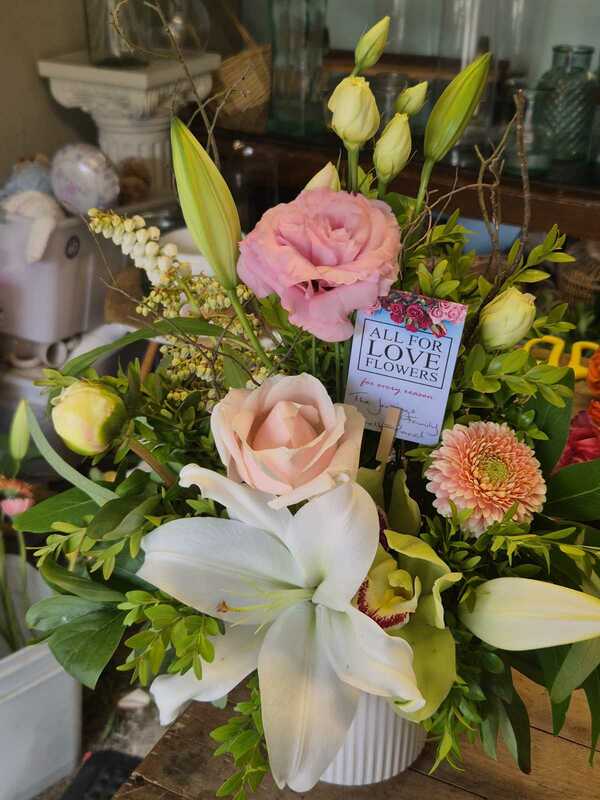 Flowers delivered to customer