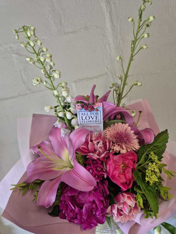 Flowers delivered to customer