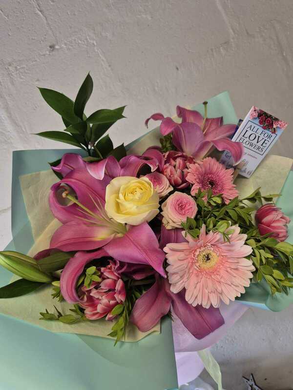 Flowers delivered to customer