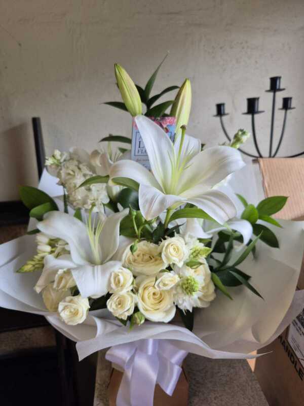 Flowers delivered to customer
